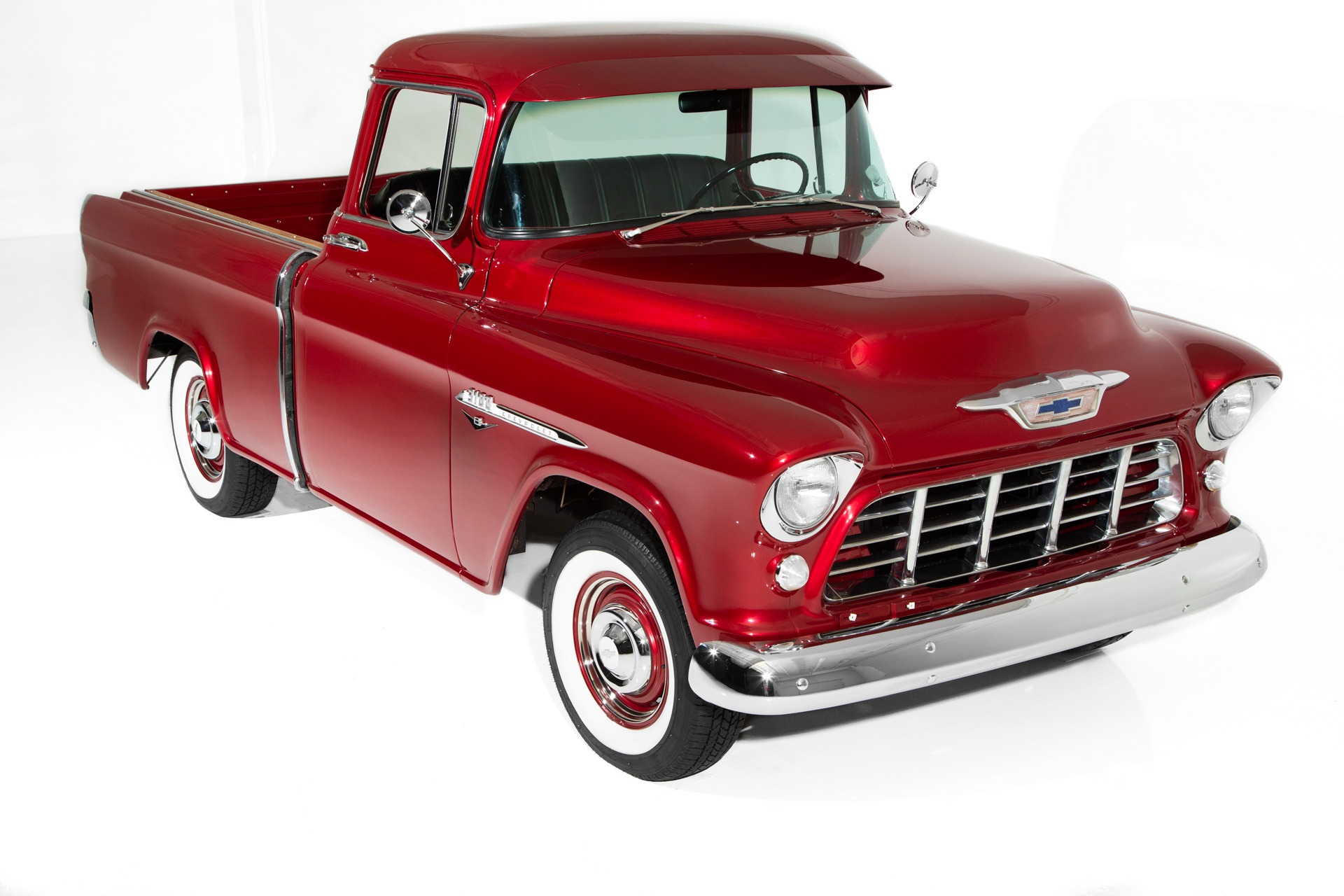 For Sale Used 1955 Chevrolet Pickup Rare Cameo Big Window V8 | American Dream Machines Des Moines IA 50309