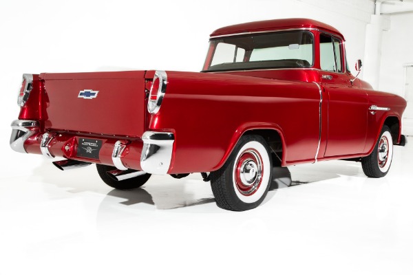 For Sale Used 1955 Chevrolet Pickup Rare Cameo Big Window V8 | American Dream Machines Des Moines IA 50309