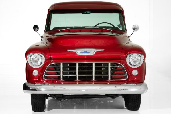 For Sale Used 1955 Chevrolet Pickup Rare Cameo Big Window V8 | American Dream Machines Des Moines IA 50309