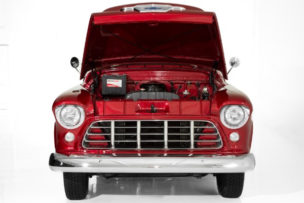 For Sale Used 1955 Chevrolet Pickup Rare Cameo Big Window V8 | American Dream Machines Des Moines IA 50309