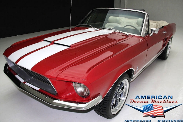 For Sale Used 1967 Ford Mustang, Shelby Cobra Accents, Convertible | American Dream Machines Des Moines IA 50309