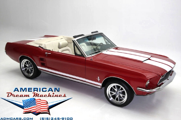 For Sale Used 1967 Ford Mustang, Shelby Cobra Accents, Convertible | American Dream Machines Des Moines IA 50309