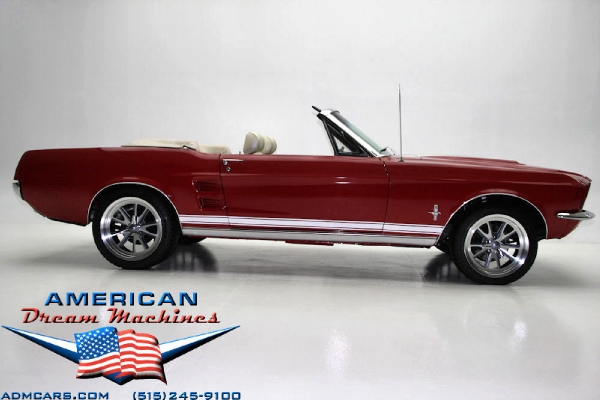 For Sale Used 1967 Ford Mustang, Shelby Cobra Accents, Convertible | American Dream Machines Des Moines IA 50309