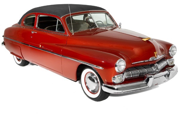 For Sale Used 1950 Mercury Monterey Cortaro Red Time Bubble Car | American Dream Machines Des Moines IA 50309