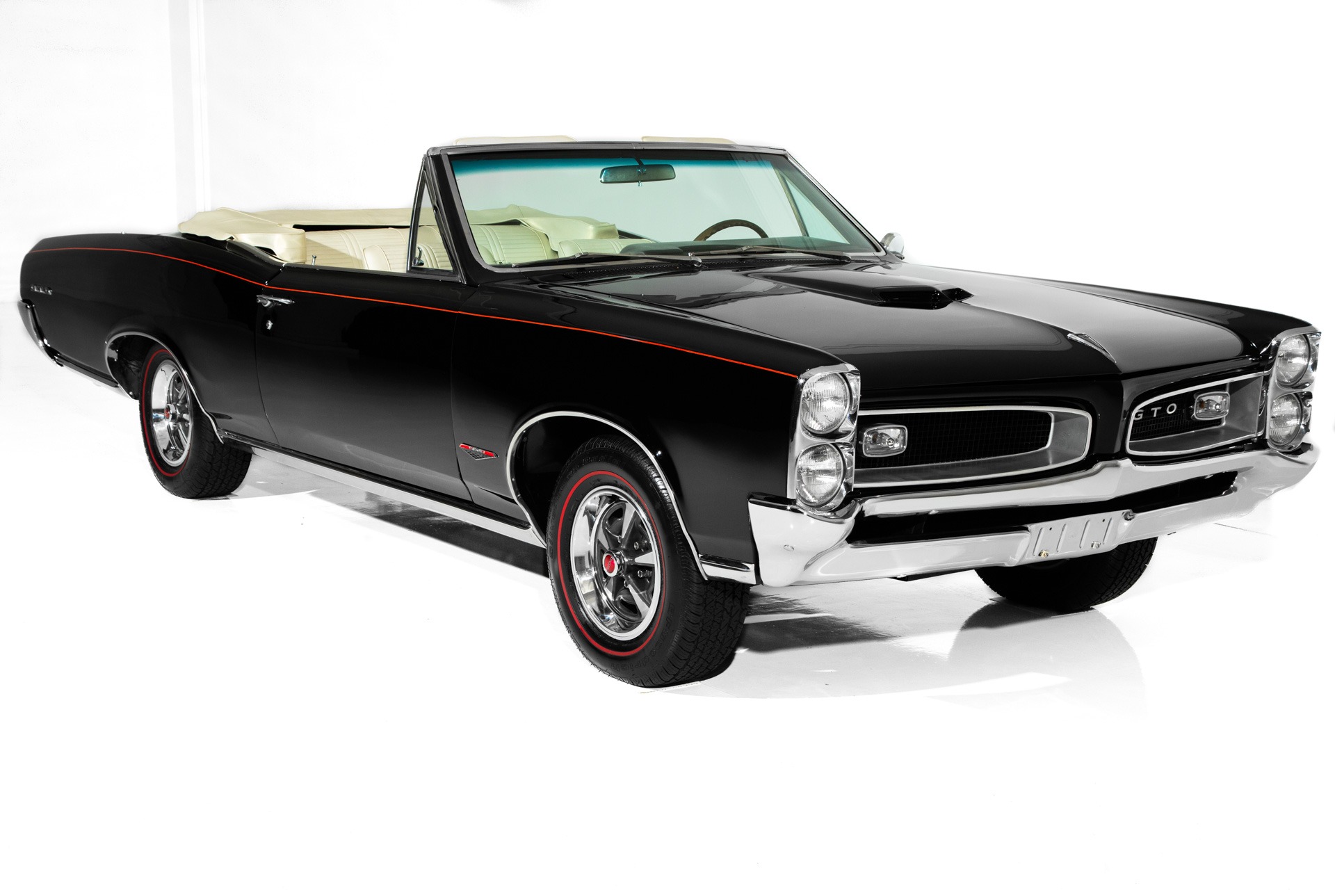 For Sale Used 1966 Pontiac GTO Factory Tri-Power 4-Speed PHS | American Dream Machines Des Moines IA 50309