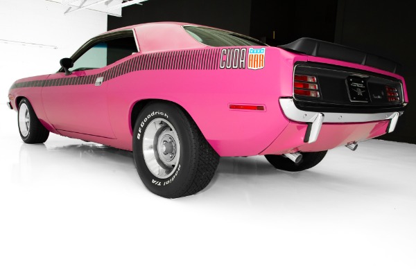 For Sale Used 1970 Plymouth Cuda Panther Pink 440 4-Speed | American Dream Machines Des Moines IA 50309