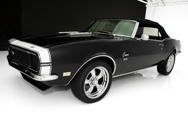 For Sale Used 1968 Chevrolet Camaro Black RS/SS Convertible | American Dream Machines Des Moines IA 50309