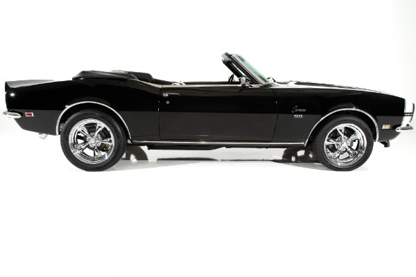 For Sale Used 1968 Chevrolet Camaro Black RS/SS Convertible | American Dream Machines Des Moines IA 50309