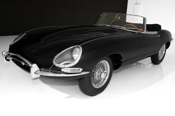 For Sale Used 1962 Jaguar E-Type Rare Black/Red Extraordinary | American Dream Machines Des Moines IA 50309