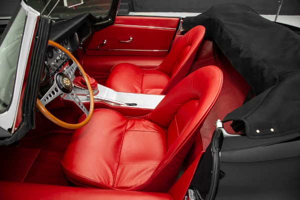 For Sale Used 1962 Jaguar E-Type Rare Black/Red Extraordinary | American Dream Machines Des Moines IA 50309