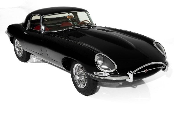 For Sale Used 1962 Jaguar E-Type Rare Black/Red Extraordinary | American Dream Machines Des Moines IA 50309