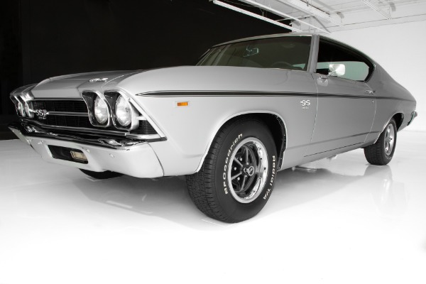 For Sale Used 1969 Chevrolet Chevelle Cortez Silver SS 396 AC | American Dream Machines Des Moines IA 50309