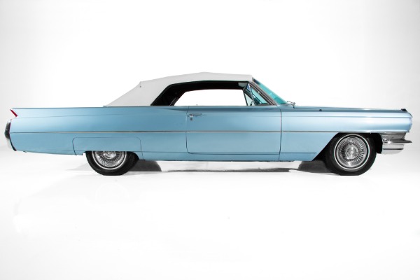 For Sale Used 1964 Cadillac Series 62 Convertible Firemist Blue | American Dream Machines Des Moines IA 50309