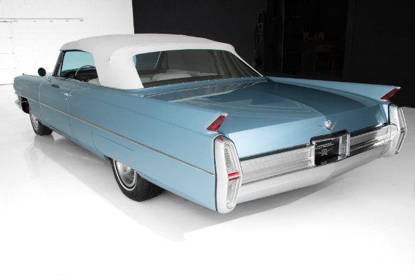 For Sale Used 1964 Cadillac Series 62 Convertible Firemist Blue | American Dream Machines Des Moines IA 50309