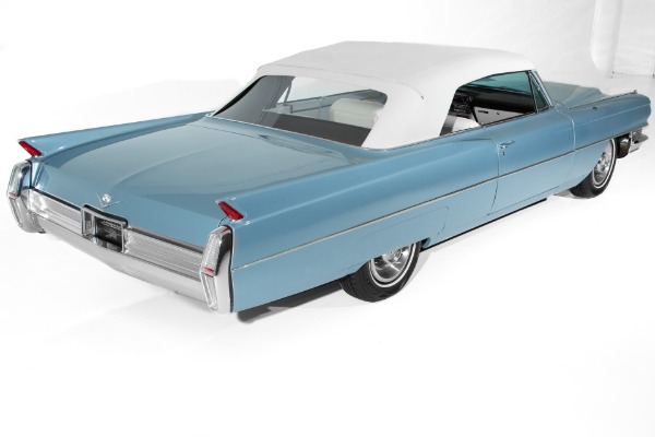 For Sale Used 1964 Cadillac Series 62 Convertible Firemist Blue | American Dream Machines Des Moines IA 50309