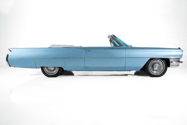 For Sale Used 1964 Cadillac Series 62 Convertible Firemist Blue | American Dream Machines Des Moines IA 50309