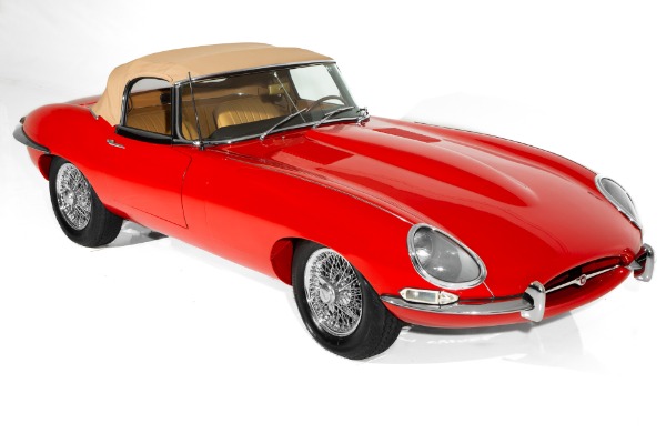 For Sale Used 1968 Jaguar E-Type Red Extensive Restoration | American Dream Machines Des Moines IA 50309