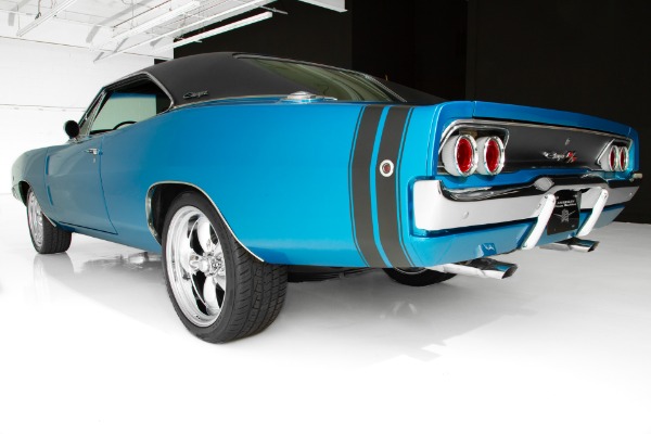 For Sale Used 1968 Dodge Charger B5 Blue  440/450, Chrome | American Dream Machines Des Moines IA 50309