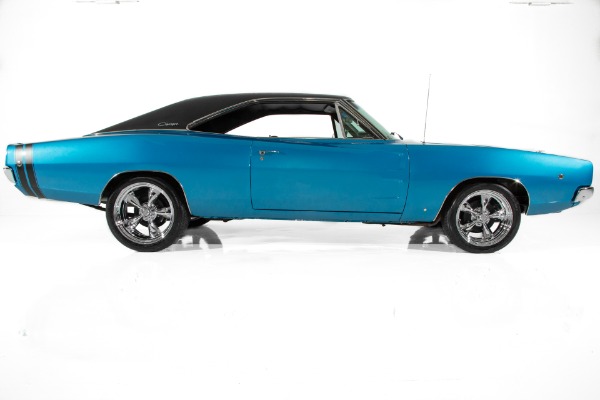 For Sale Used 1968 Dodge Charger B5 Blue  440/450, Chrome | American Dream Machines Des Moines IA 50309