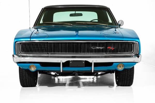 For Sale Used 1968 Dodge Charger B5 Blue  440/450, Chrome | American Dream Machines Des Moines IA 50309