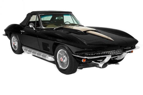 For Sale Used 1967 Chevrolet Corvette Black 427/435  2 tops | American Dream Machines Des Moines IA 50309