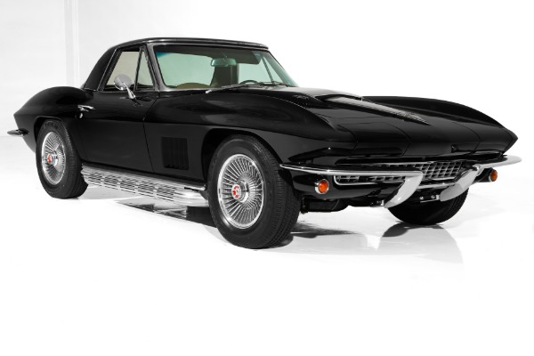 For Sale Used 1967 Chevrolet Corvette Black 427/435  2 tops | American Dream Machines Des Moines IA 50309