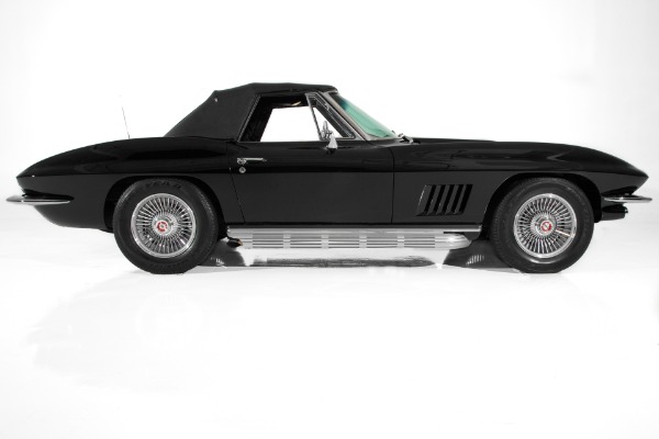 For Sale Used 1967 Chevrolet Corvette Black 427/435  2 tops | American Dream Machines Des Moines IA 50309