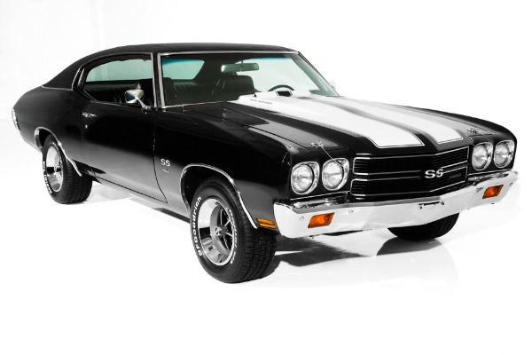 For Sale Used 1970 Chevrolet Chevelle Black SS 454 4-Speed | American Dream Machines Des Moines IA 50309