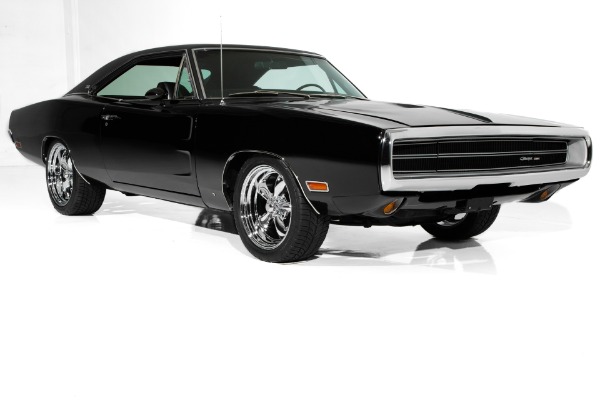 For Sale Used 1970 Dodge Charger Triple Black SE #s Matching | American Dream Machines Des Moines IA 50309