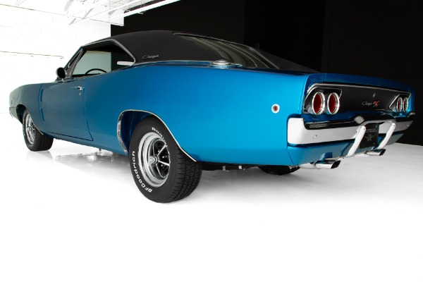 For Sale Used 1968 Dodge Charger B5 Blue, Black Interior 440, 4-Speed, Extensive  Frame-Off Restoration. | American Dream Machines Des Moines IA 50309