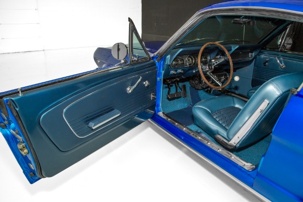 For Sale Used 1966 Ford Mustang Electric Blue 289 4-Speed AC | American Dream Machines Des Moines IA 50309