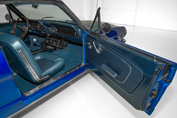 For Sale Used 1966 Ford Mustang Electric Blue 289 4-Speed AC | American Dream Machines Des Moines IA 50309