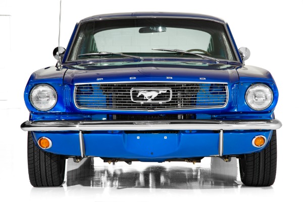 For Sale Used 1966 Ford Mustang Electric Blue 289 4-Speed AC | American Dream Machines Des Moines IA 50309