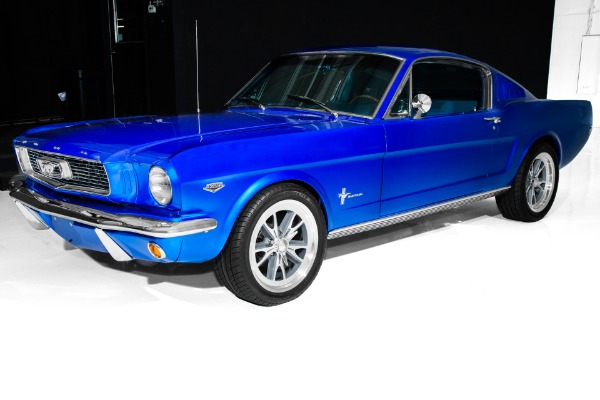 For Sale Used 1966 Ford Mustang Electric Blue 289 4-Speed AC | American Dream Machines Des Moines IA 50309