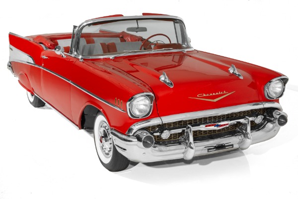 For Sale Used 1957 Chevrolet Bel Air 283 Dual Quads Auto PS PB | American Dream Machines Des Moines IA 50309