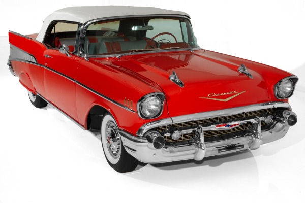 For Sale Used 1957 Chevrolet Bel Air 283 Dual Quads Auto PS PB | American Dream Machines Des Moines IA 50309