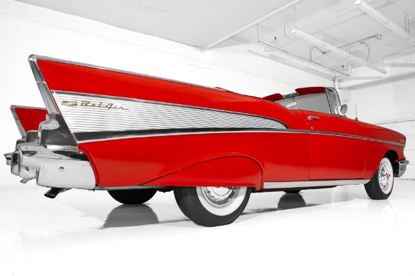 For Sale Used 1957 Chevrolet Bel Air 283 Dual Quads Auto PS PB | American Dream Machines Des Moines IA 50309