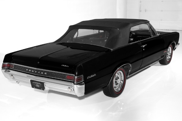 For Sale Used 1965 Pontiac GTO Convertible Triple Black PHS | American Dream Machines Des Moines IA 50309