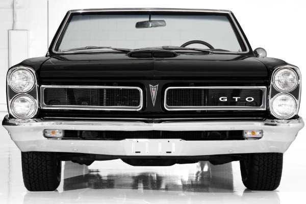 For Sale Used 1965 Pontiac GTO Convertible Triple Black PHS | American Dream Machines Des Moines IA 50309