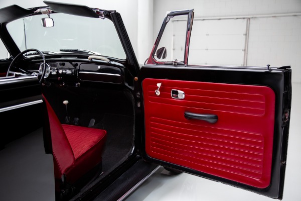 For Sale Used 1967 Volkswagen Beetle Convertible  Black/Red | American Dream Machines Des Moines IA 50309