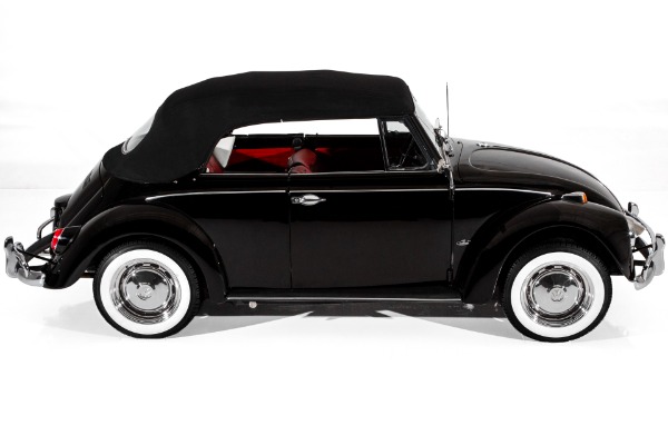 For Sale Used 1967 Volkswagen Beetle Convertible  Black/Red | American Dream Machines Des Moines IA 50309