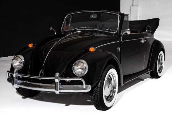 For Sale Used 1967 Volkswagen Beetle Convertible  Black/Red | American Dream Machines Des Moines IA 50309